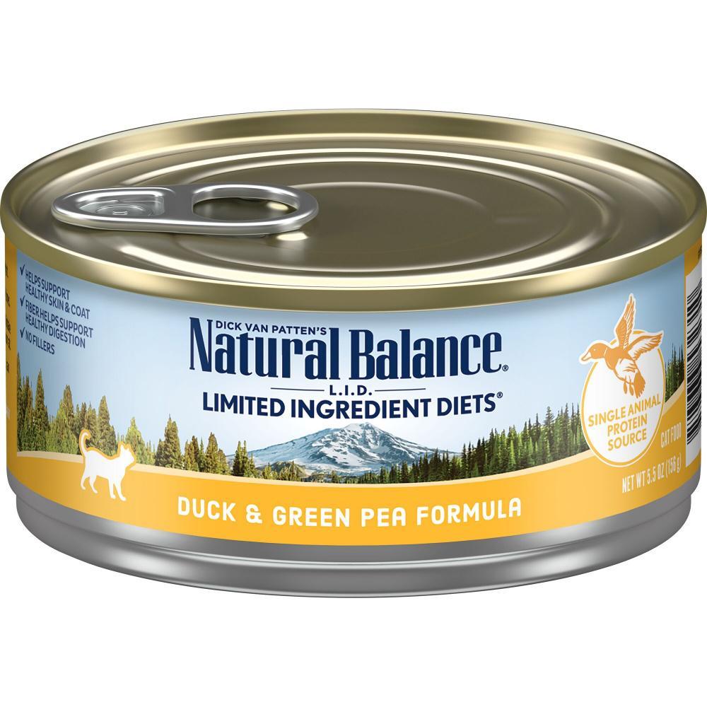 Natural Balance L.I.D. Limited Ingredient Diets Duck Green Pea Formula Canned Cat Food Canton NC Waynesville NC The Dog House NC