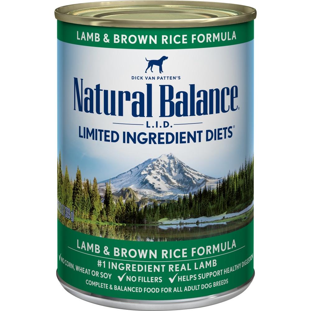 Natural Balance L.I.D. Limited Ingredient Diets Lamb and Brown