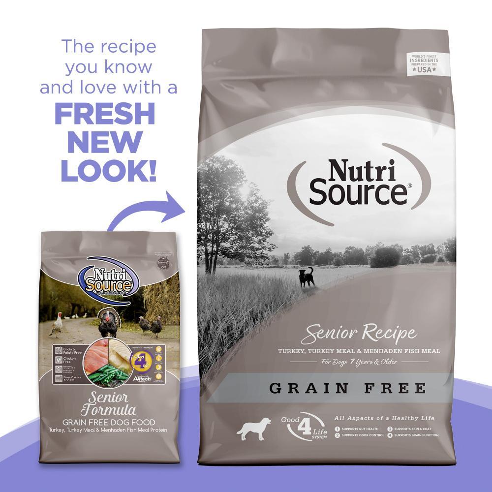 NutriSource® Senior Recipe Grain Free Dry Dog Food - Canton, NC -  Waynesville, NC