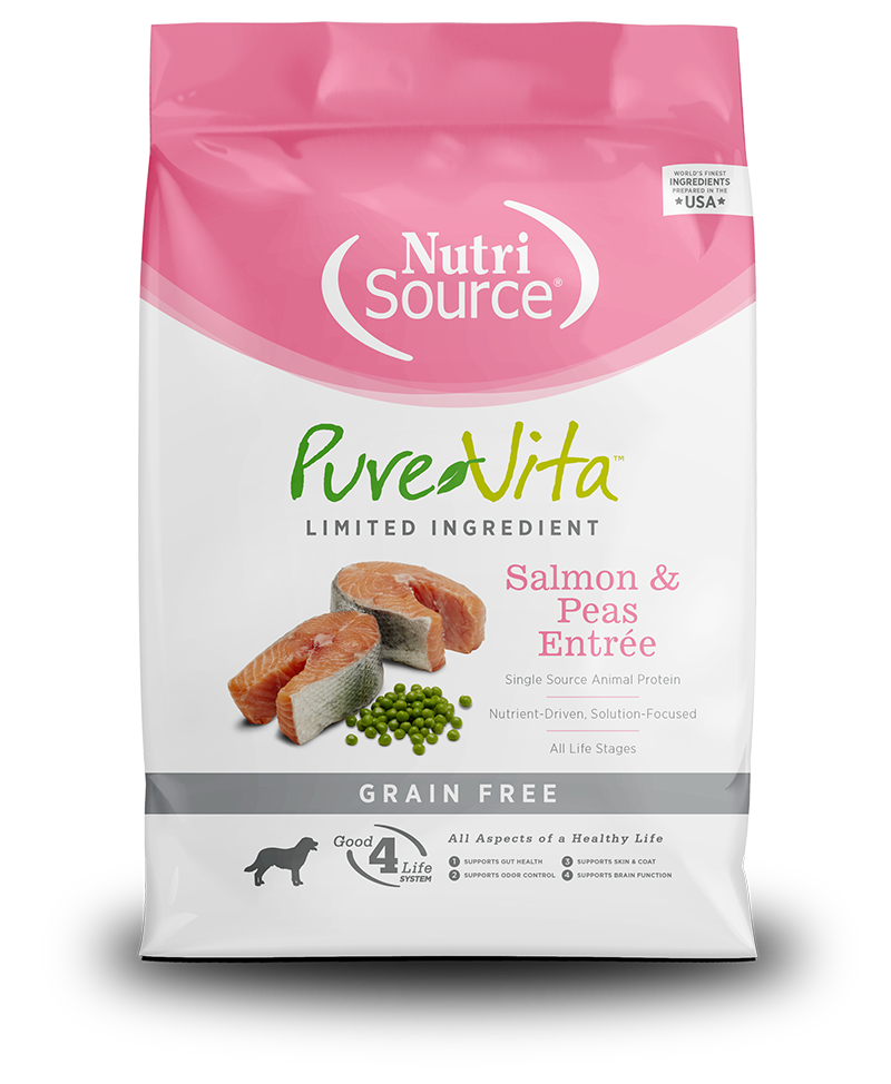 dog food brand nutrisource grain free NutriSource® PureVita™ Salmon & Peas Entrée Grain Free Limited Ingredient Dog  Food - Canton, NC - Waynesville, NC