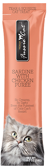 Fussie Cat Sardine with Chicken Purée (.5 Oz, 4 Pack)