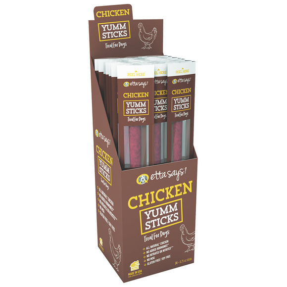 Etta Says! Yum Sticks Chicken Dog Treat (24 Count)