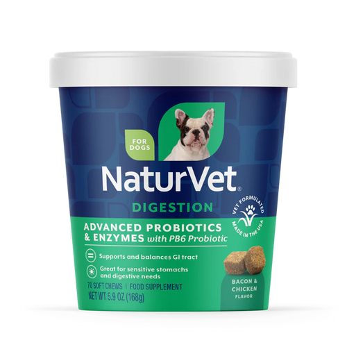 NaturVet Advanced Probiotics & Enzymes Soft Chews