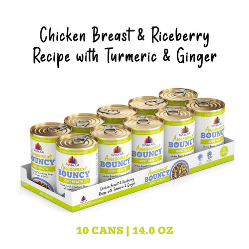 Weruva Awesome Bouncy Chicken Breast & Riceberry Recipe with Turmeric & Ginger in Gravy Dog Food