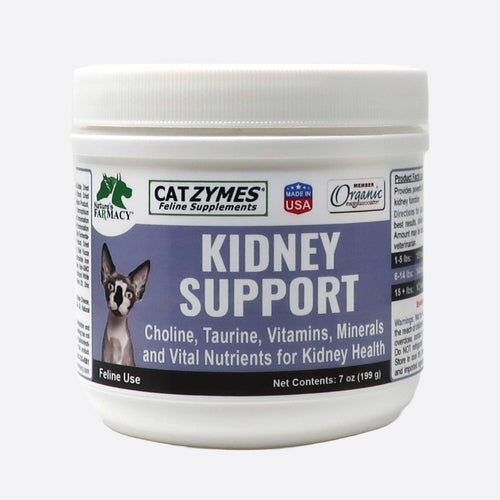 Nature's Farmacy Catzymes Kidney Support Turmeric PreDigested Whitefish Vitamins Minerals Renal Support (7 oz)