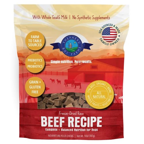 Shepherd Boy Farms Freeze Dried Raw Beef