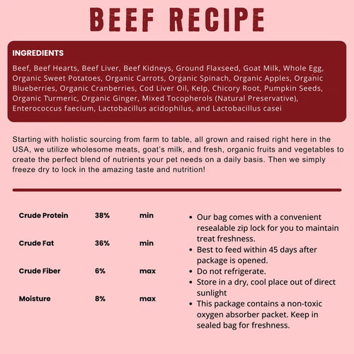 Shepherd Boy Farms Freeze Dried Raw Beef