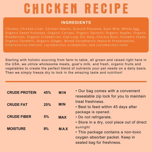 Shepherd Boy Farms Freeze Dried Raw Chicken