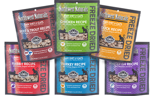 Northwest Naturals Freeze Dried Cat Nibbles 11oz Beef & Trout