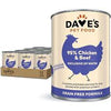 Dave's Premium Turkey & Turkey Liver 95% Meat Canned Dog Food