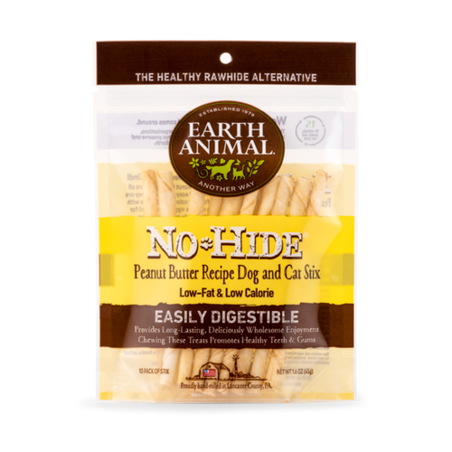 Earth Animal Peanut Butter No-Hide® STIX (10-Pack)