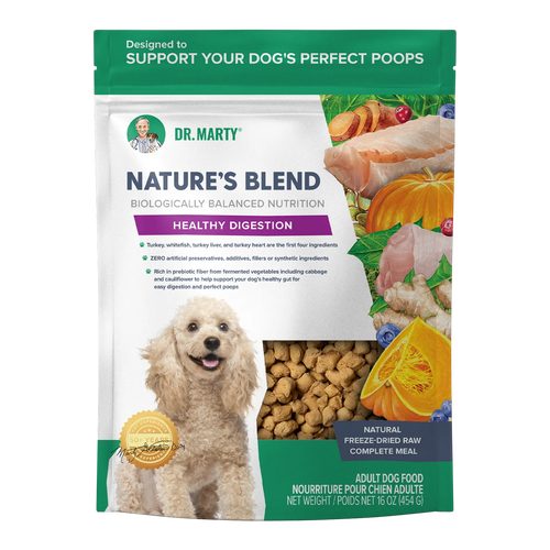 Dr Marty Dog Freeze Dried Healthy Digestion 16oz