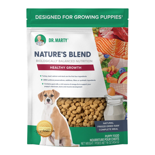 Dr Marty Dog Freeze Dried Healthy Growth 16oz
