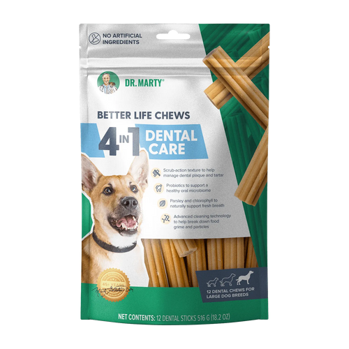 Dr. Marty 4-in-1 Dental Care Chew Sticks