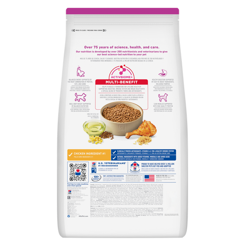 Hill's Science Diet Adult Small Paws Chicken & Brown Rice Recipe Dog Food