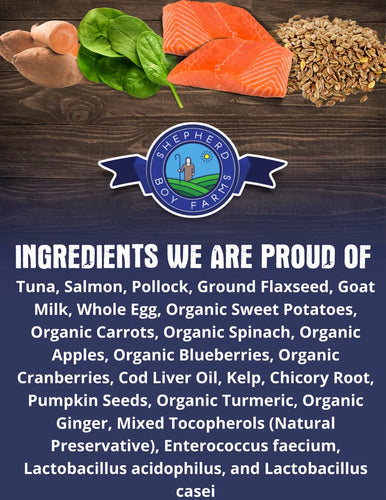 Shepherd Boy Farms Freeze Dried Raw Fish
