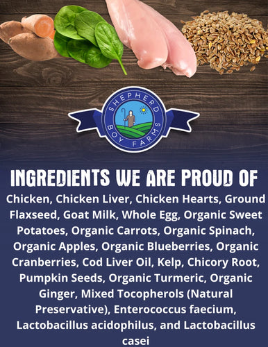 Shepherd Boy Farms Freeze Dried Raw Chicken
