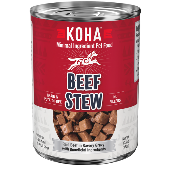 Koha Minimal Ingredient Beef Stew for Dogs