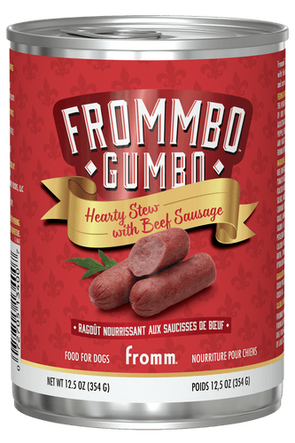 Fromm Gumbo Hearty Stew with Beef Sausage Wet Dog Food