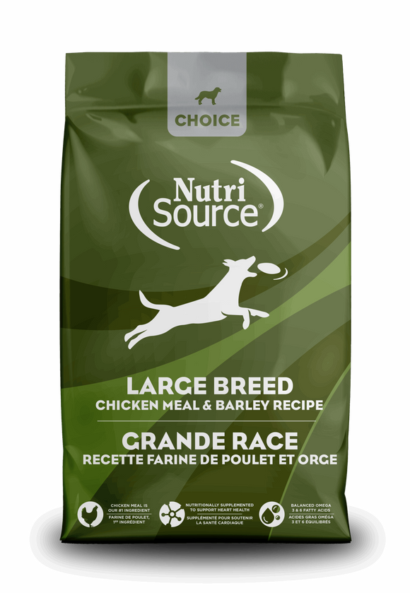 NutriSource® Choice Large Breed Chicken Meal & Barley Recipe Dry Dog Food