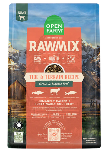 Open Farm Tide Terrain Grain Free Rawmix for Dogs Canton NC Waynesville NC The Dog House NC