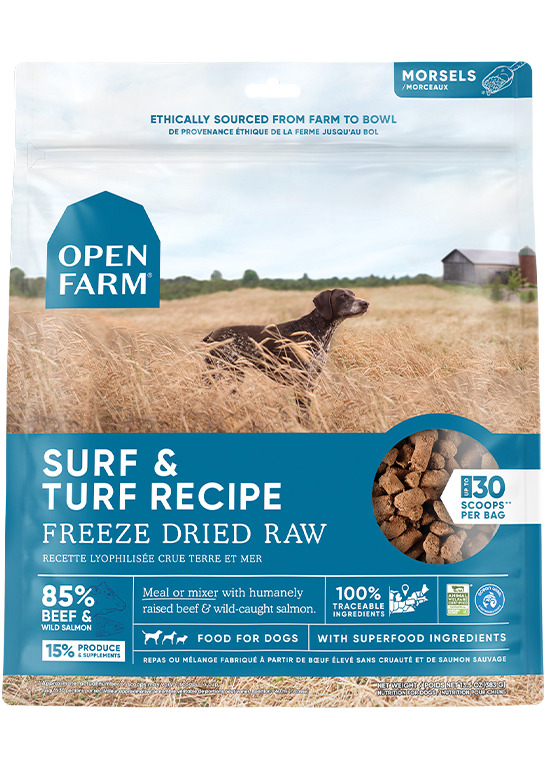 Open Farm Surf & Turf Freeze Dried Raw Dog Food (3.5 oz)