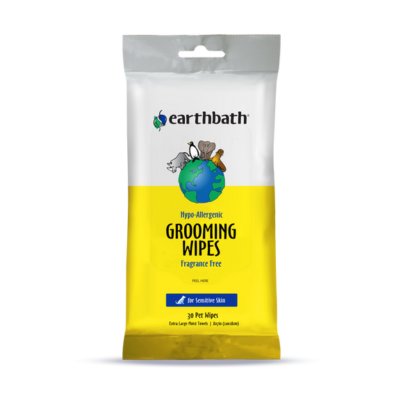 Earthbath Hypoallergenic Grooming Wipes (100 ct)