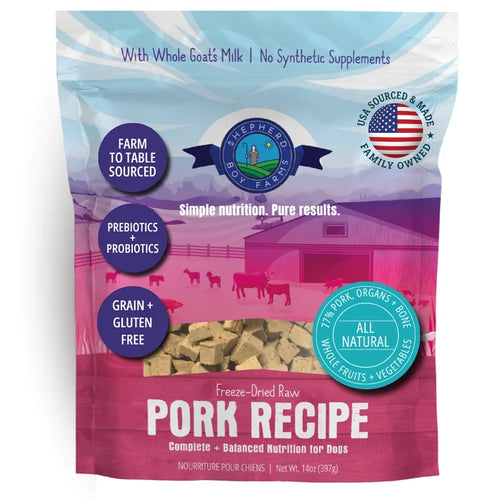 Shepherd Boy Farms Freeze Dried Raw Pork