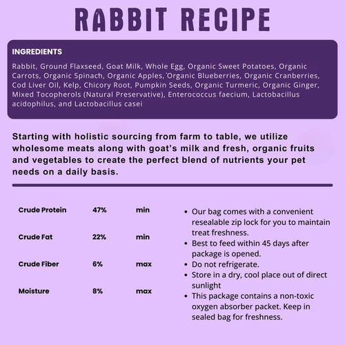 Shepherd Boy Farms Freeze Dried Raw Rabbit 14oz
