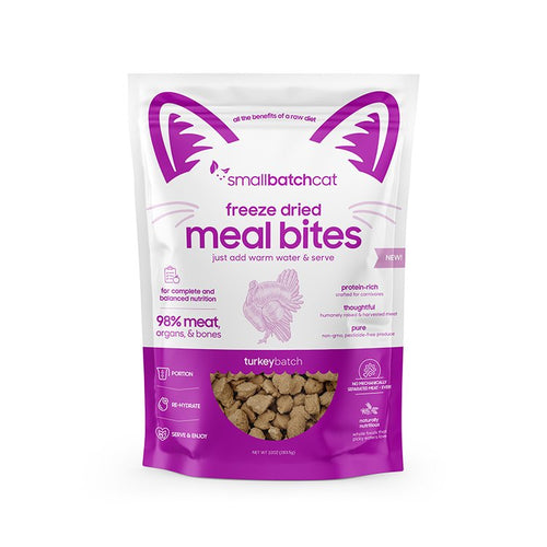 Smallbatch Pets Freeze Dried Meal Bites Turkeybatch Cat Food