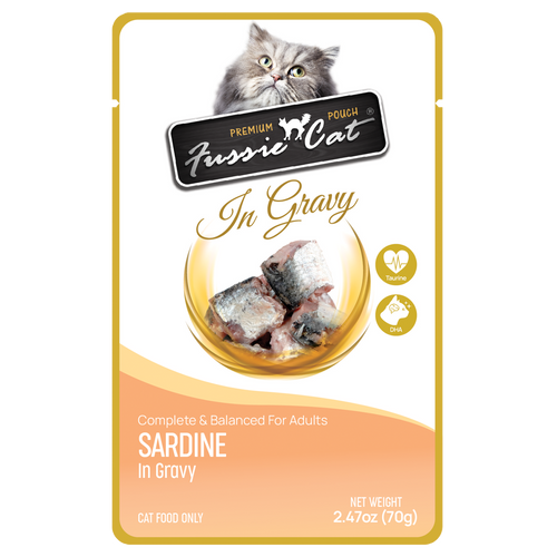 Fussie Cat Sardine in Gravy Cat Food