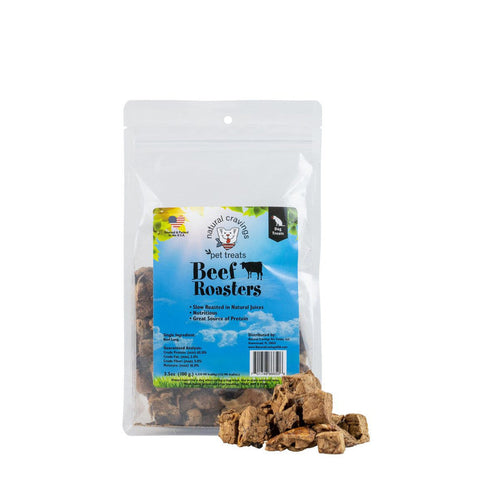 Natural Cravings USA Beef Roaster Bites For Small Medium Large to XL Dogs / Small Crunchy Treat
