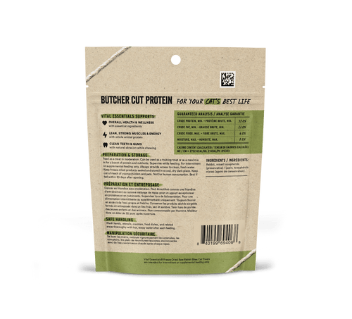 Vital Essentials Freeze Dried Raw Rabbit Bites Cat Treats