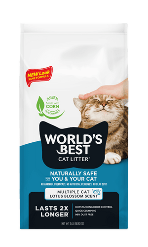 World's Best Multiple Cat Lotus Blossom Scent Cat Litter