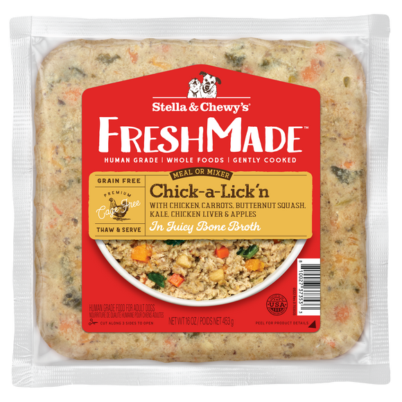 Stella & Chewy's FreshMade Chick-a-Lick'n Gently Cooked Dog Food (16 Oz)