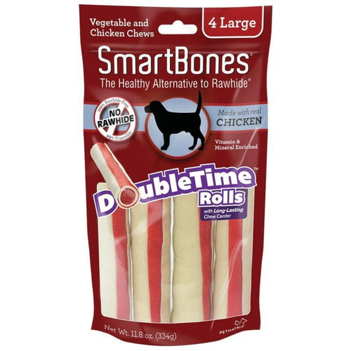 SmartBones Doubletime Rolls With Long-Lasting Center (Mini, 16 Pack)