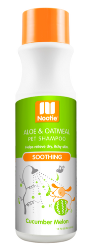 Nootie Soothing Aloe & Oatmeal Cucumber Melon Shampoo for Dogs