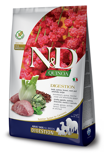 Farmina N D Quinoa Digestion Lamb Adult Dog Food