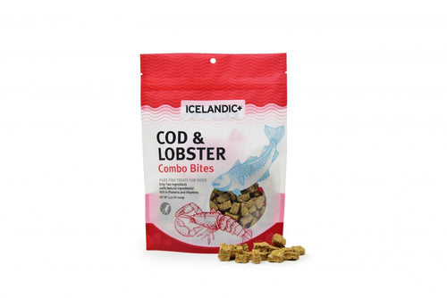 Icelandic+ Cod & Lobster Combo Bites Fish Dog Treats