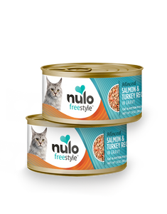 Nulo FreeStyle Minced Salmon & Turkey Recipe in Gravy Cat & Kitten Food