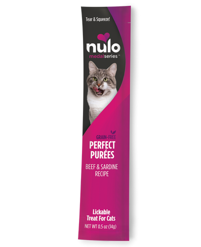 Nulo Medalseries Perfect Purée Beef & Sardine Recipe Cat Treat (.5 Oz)