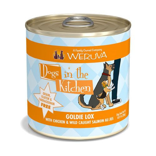 Weruva Dogs in the Kitchen Goldie Lox with Chicken & Wild Caught Salmon Au Jus