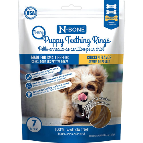 N-Bone® Teeny Puppy Teething Rings Chicken