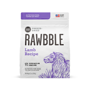 RAWBBLE® FREEZE DRIED DOG FOOD - LAMB RECIPE