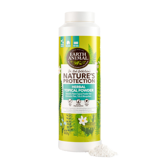 Earth Animal Nature's Protection™ Flea & Tick Herbal Topical Powder (Single)