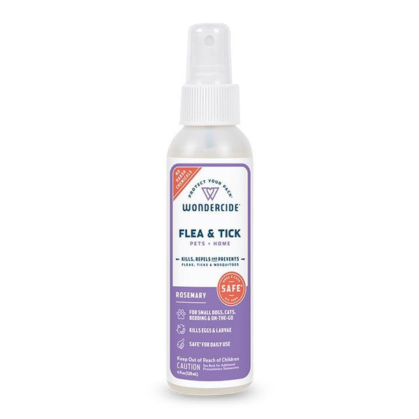 Wondercide Rosemary Flea Tick Spray for Pets Home with Natural Essential Oils
