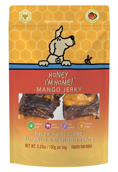 All American Pets Honey I'm Home MANGO JERKY