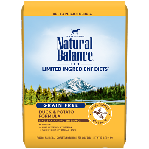 Natural Balance L.I.D. Limited Ingredient Diets® Grain Free Duck & Potato Dry Dog Formula