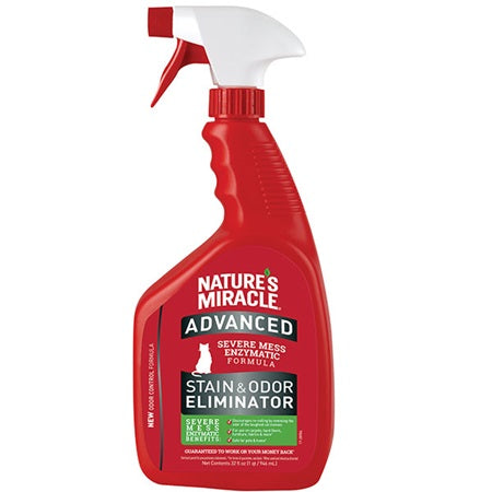 Nature's Miracle Advanced Stain and Odor Eliminator - Cats (128-oz)
