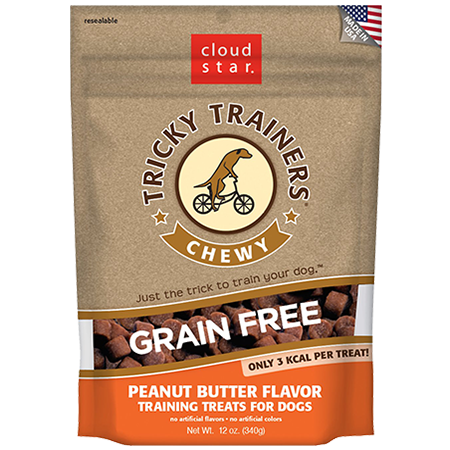 Cloud Star Chewy Tricky Trainers Peanut Butter Dog Treats (5-oz)